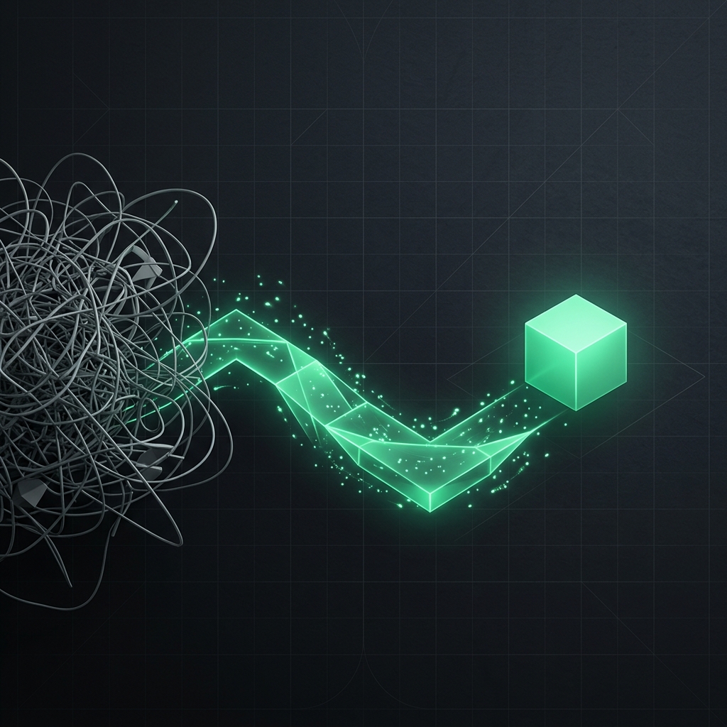 Streamlined workflow illustration